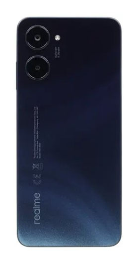 Смартфон Realme RMX3630 10 256Gb 8Gb черный моноблок 3G 4G 2Sim 6.4" 1080x2400 Android 12 50Mpix 802.11 a/b/g/n/ac NFC GPS GSM900/1800 GSM1900 TouchSc microSD — фото 2