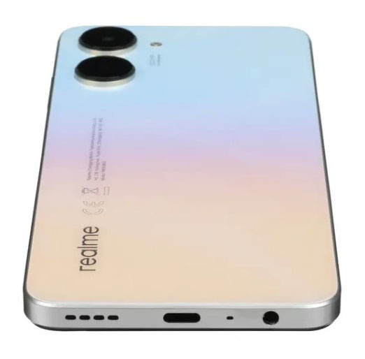 Смартфон Realme RMX3630 10 128Gb 8Gb белый моноблок 3G 4G 2Sim 6.4" 1080x2400 Android 12 50Mpix 802.11 a/b/g/n/ac NFC GPS GSM900/1800 GSM1900 TouchSc microSD — фото 2