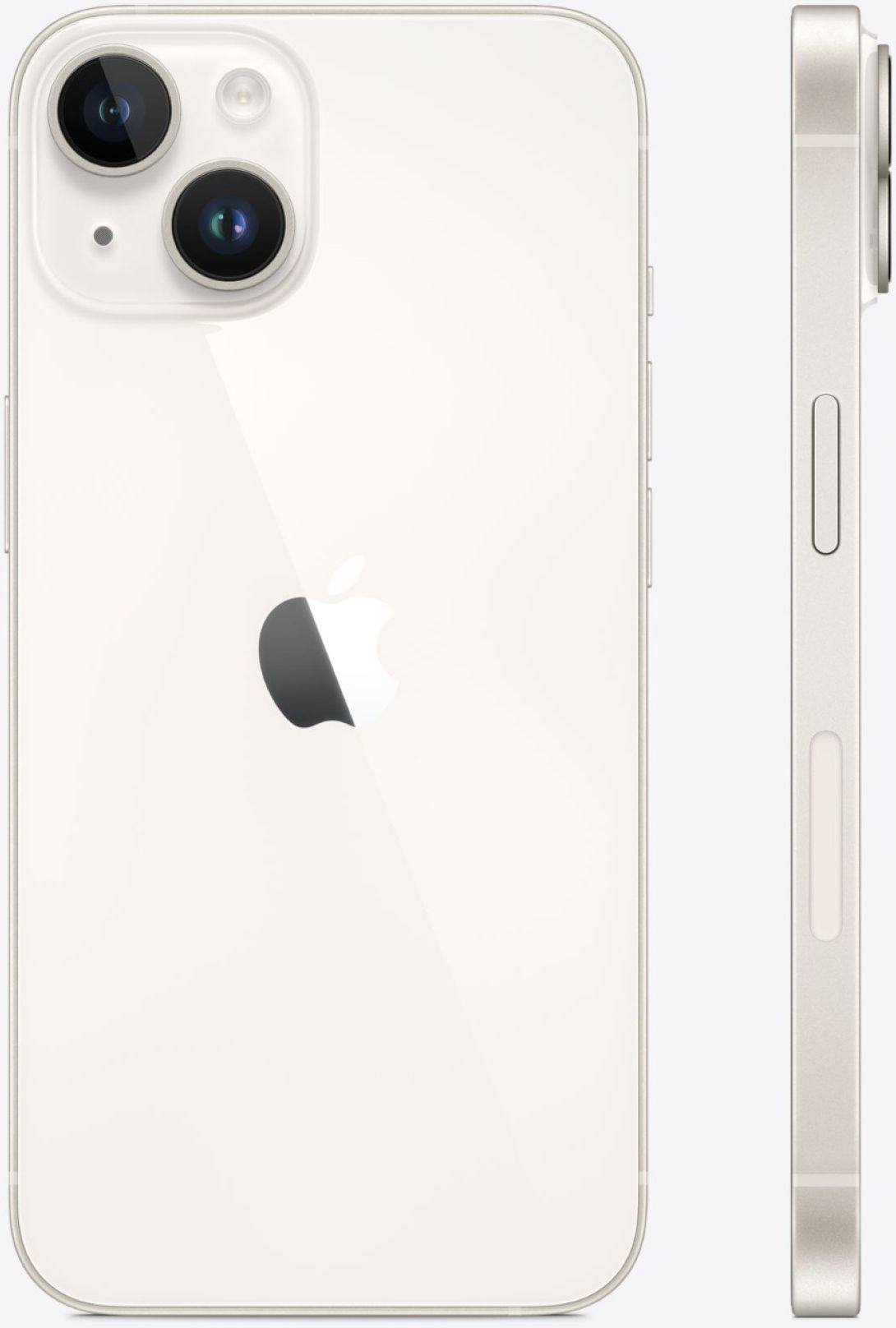 Смартфон Apple A2884 iPhone 14 128Gb 6Gb сияющая звезда моноблок 3G 4G 2Sim 6.1" 1170x2532 iOS 15 12Mpix 802.11 a/b/g/n/ac/ax NFC GPS GSM900/1800 GSM1900 TouchSc Protect — фото 3