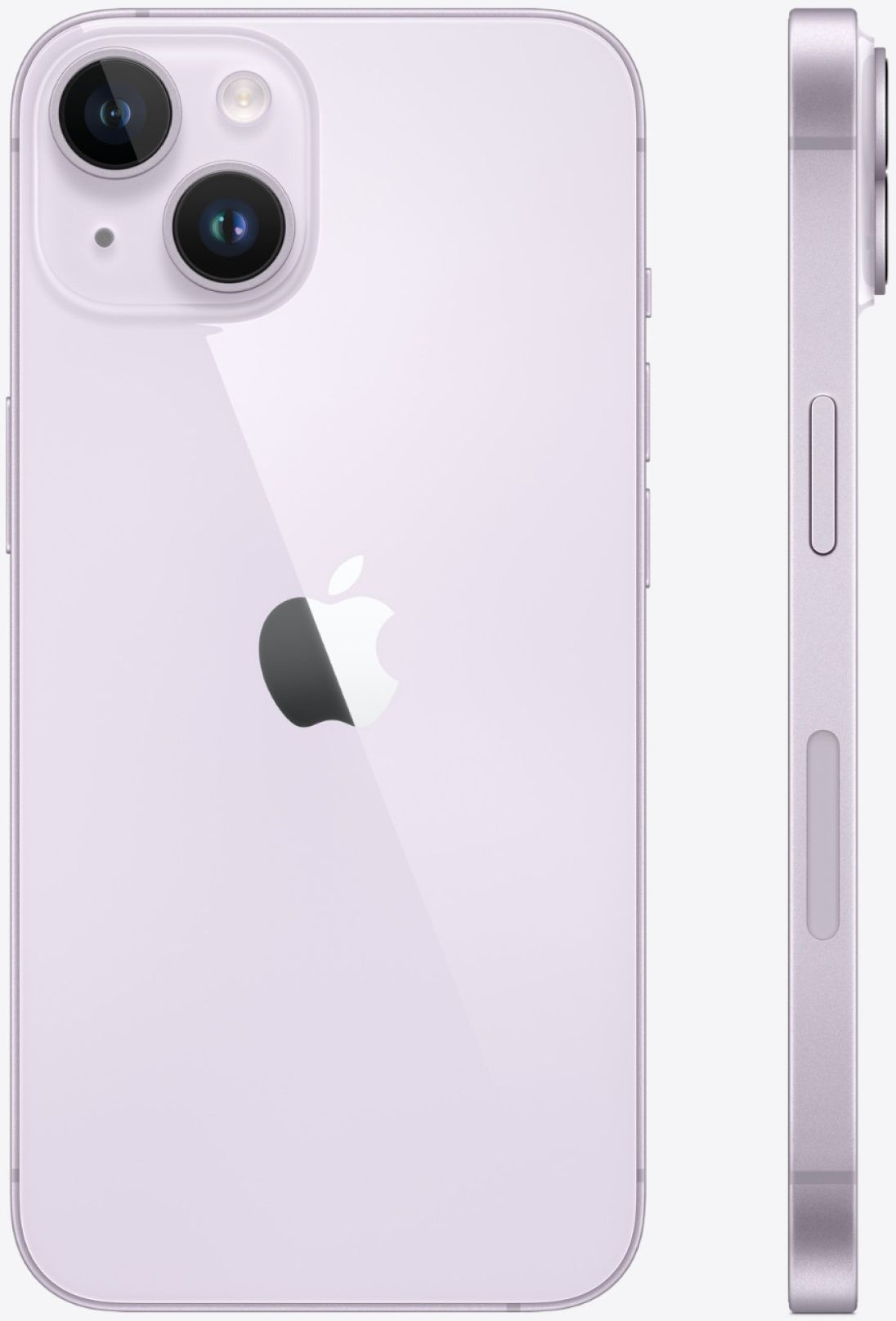 Смартфон Apple A2884 iPhone 14 256Gb 6Gb фиолетовый моноблок 3G 4G 2Sim 6.1" 1170x2532 iOS 16 12Mpix 802.11 a/b/g/n/ac/ax NFC GPS TouchSc Protect — фото 2