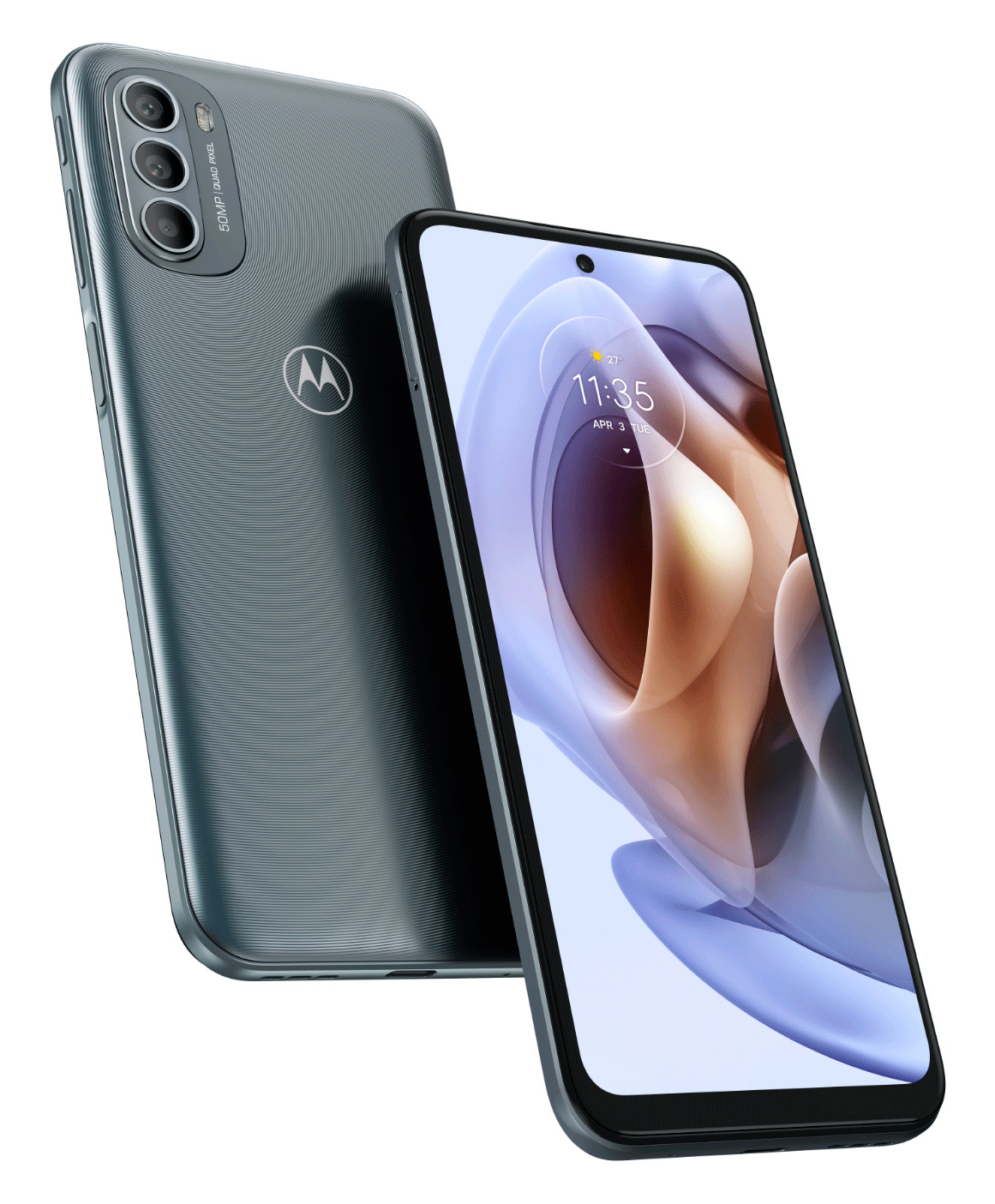 Смартфон Motorola XT2173-3 Moto g31 128Gb 4Gb серый моноблок 3G 4G 2Sim 6.4" 1080x2400 Android 11 50Mpix 802.11 a/b/g/n/ac NFC GPS GSM900/1800 GSM1900 TouchSc Protect microSD max1024Gb — фото 4