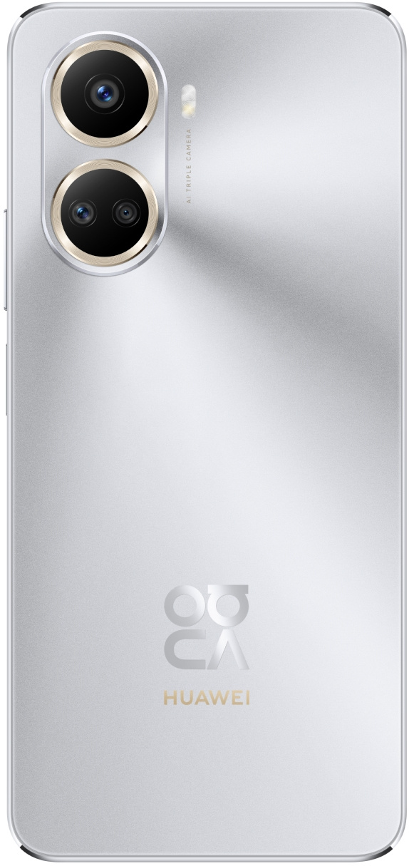 Смартфон Huawei nova 10 SE 128Gb 8Gb серебристый моноблок 3G 4G 2Sim 6.67" 1080x2400 Android 12 108Mpix 802.11 a/b/g/n/ac NFC GPS GSM900/1800 GSM1900 — фото 3