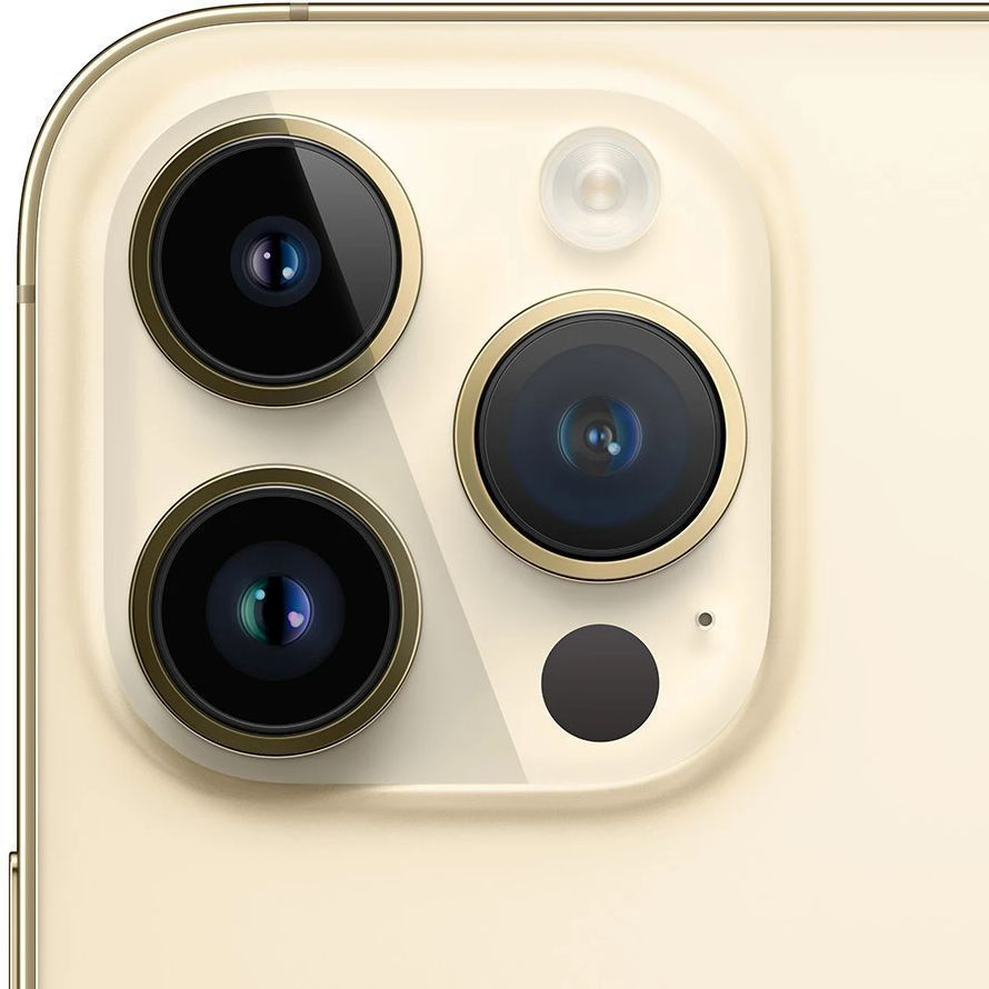 Смартфон Apple A2889 iPhone 14 Pro 512Gb 6Gb золотой моноблок 3G 4G 1Sim 6.1" 1179x2556 iOS 16 48Mpix 802.11 a/b/g/n/ac/ax NFC GPS GSM900/1800 GSM1900 TouchSc Protect — фото 4