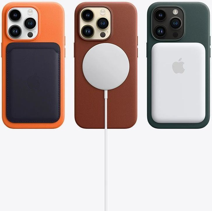 Смартфон Apple A2892 iPhone 14 Pro 128Gb 6Gb серебристый моноблок 3G 4G 2Sim 6.1" 1179x2556 iOS 16 48Mpix 802.11 a/b/g/n/ac/ax NFC GPS GSM900/1800 GSM1900 TouchSc Protect — фото 3
