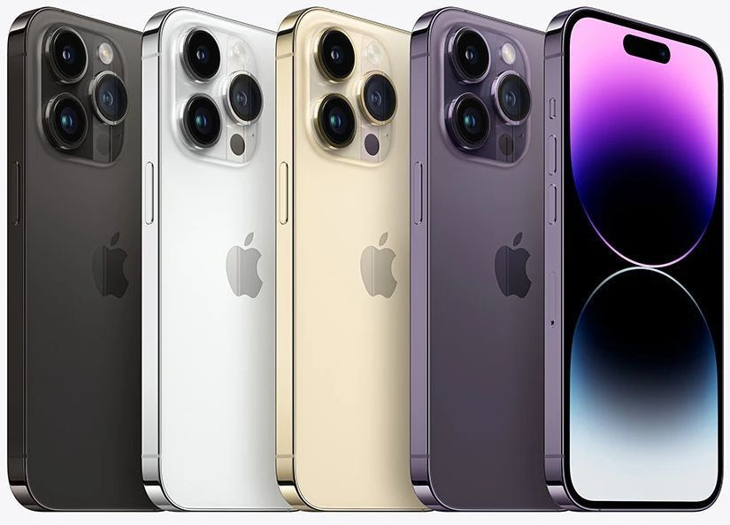 Смартфон Apple A2892 iPhone 14 Pro 256Gb 6Gb серебристый моноблок 3G 4G 2Sim 6.1" 1179x2556 iOS 16 48Mpix 802.11 a/b/g/n/ac/ax NFC GPS GSM900/1800 GSM1900 TouchSc Protect — фото 2