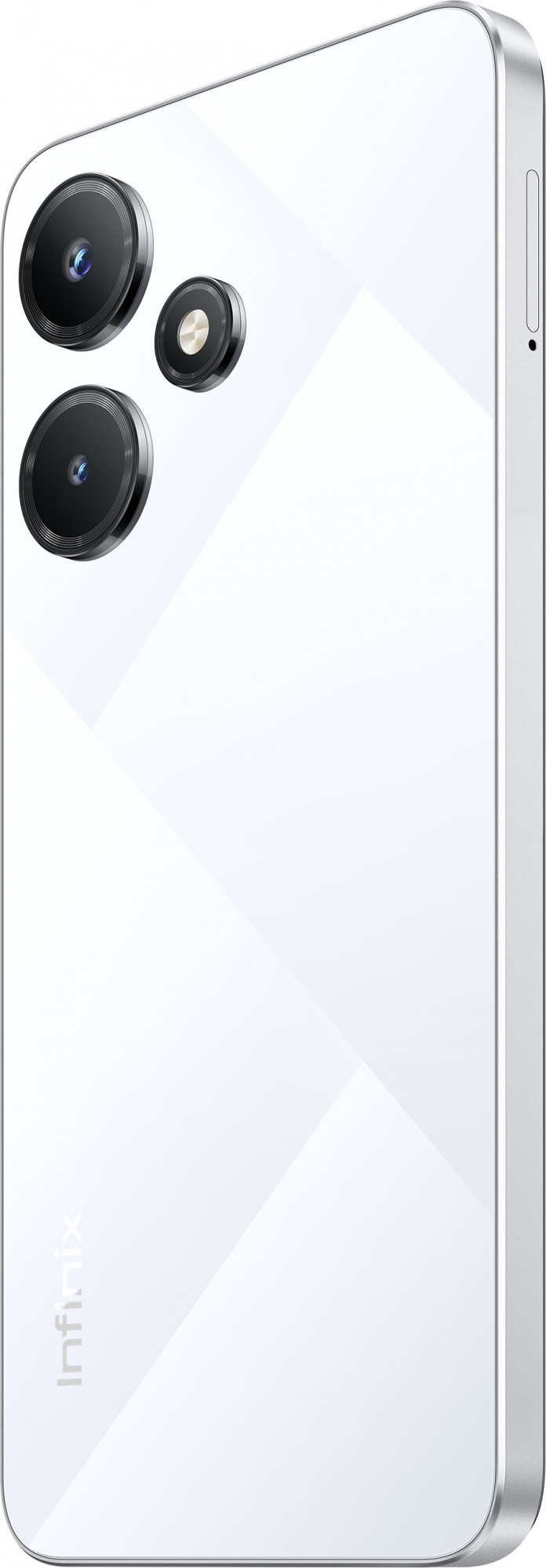 Смартфон Infinix X669D Hot 30i 128Gb 8Gb белый моноблок 3G 4G 2Sim 6.56" 720x1612 Android 12 13Mpix 802.11 a/b/g/n/ac NFC GPS GSM900/1800 GSM1900 TouchSc FM microSD max1024Gb — фото 4