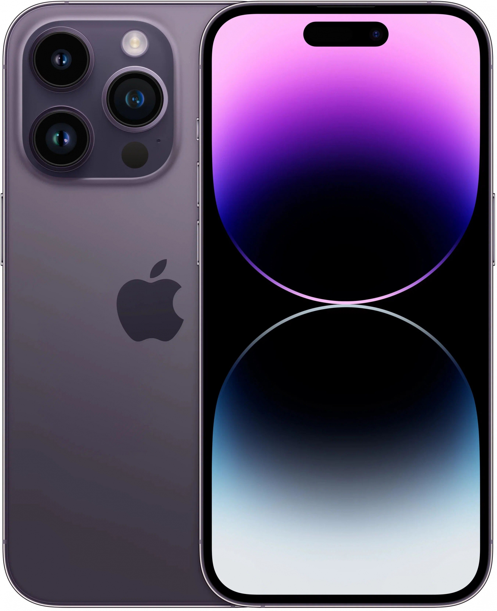 Смартфон Apple A2894 iPhone 14 Pro Max 128Gb 6Gb темно-фиолетовый моноблок 3G 4G 1Sim 6.7" 1290x2796 iOS 16 48Mpix 802.11 a/b/g/n/ac/ax NFC GPS TouchSc Protect