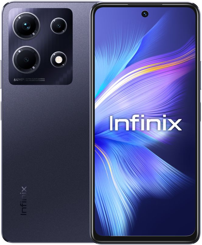 Смартфон Infinix X6833B Note 30 256Gb 8Gb черный моноблок 3G 4G 2Sim 6.78" 1080x2460 Android 13 64Mpix 802.11 a/b/g/n/ac NFC GPS GSM900/1800 GSM1900 TouchSc FM microSD max2048Gb — фото 3