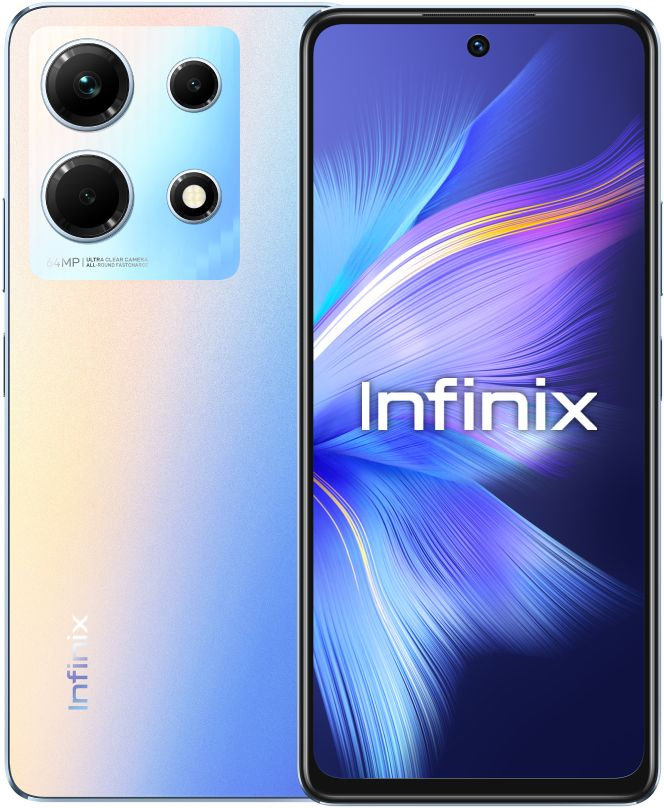Смартфон Infinix X6833B Note 30 256Gb 8Gb голубой моноблок 3G 4G 2Sim 6.78" 1080x2460 Android 13 64Mpix 802.11 a/b/g/n/ac NFC GPS GSM900/1800 GSM1900 TouchSc FM microSD max2048Gb — фото 3