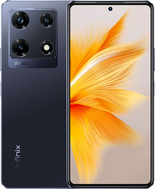 Смартфон Infinix X678B Note 30 Pro 256Gb 8Gb черный моноблок 3G 4G 2Sim 6.67" 1080x2400 Android 13 108Mpix 802.11 a/b/g/n/ac NFC GPS GSM900/1800 GSM1900 TouchSc FM microSD max2048Gb