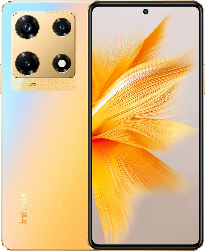 Смартфон Infinix X678B Note 30 Pro 256Gb 8Gb золотой моноблок 3G 4G 2Sim 6.67" 1080x2400 Android 13 108Mpix 802.11 a/b/g/n/ac NFC GPS GSM900/1800 GSM1900 TouchSc FM microSD max2048Gb — фото 3