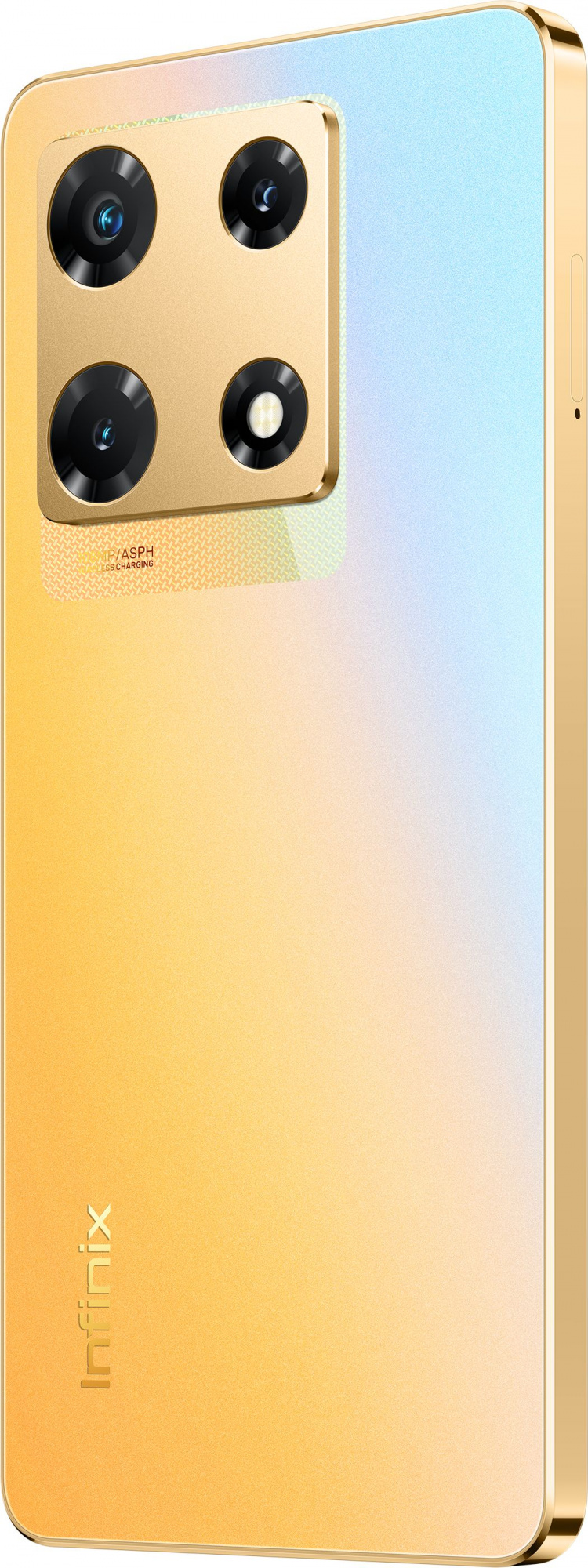 Смартфон Infinix X678B Note 30 Pro 256Gb 8Gb золотой моноблок 3G 4G 2Sim 6.67" 1080x2400 Android 13 108Mpix 802.11 a/b/g/n/ac NFC GPS GSM900/1800 GSM1900 TouchSc FM microSD max2048Gb — фото 5