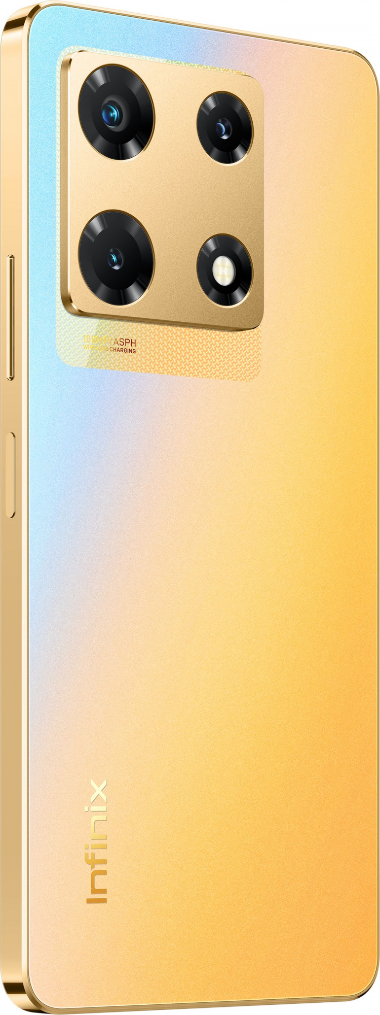 Смартфон Infinix X678B Note 30 Pro 256Gb 8Gb золотой моноблок 3G 4G 2Sim 6.67" 1080x2400 Android 13 108Mpix 802.11 a/b/g/n/ac NFC GPS GSM900/1800 GSM1900 TouchSc FM microSD max2048Gb — фото 6