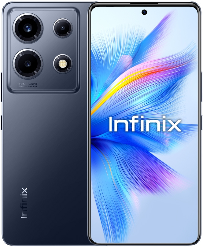 Смартфон Infinix X6710 Note 30 VIP 256Gb 8Gb черный моноблок 3G 4G 2Sim 6.67" 1080x2400 Android 13 108Mpix 802.11 a/b/g/n/ac/ax NFC GPS GSM900/1800 GSM1900 TouchSc FM microSD — фото 2