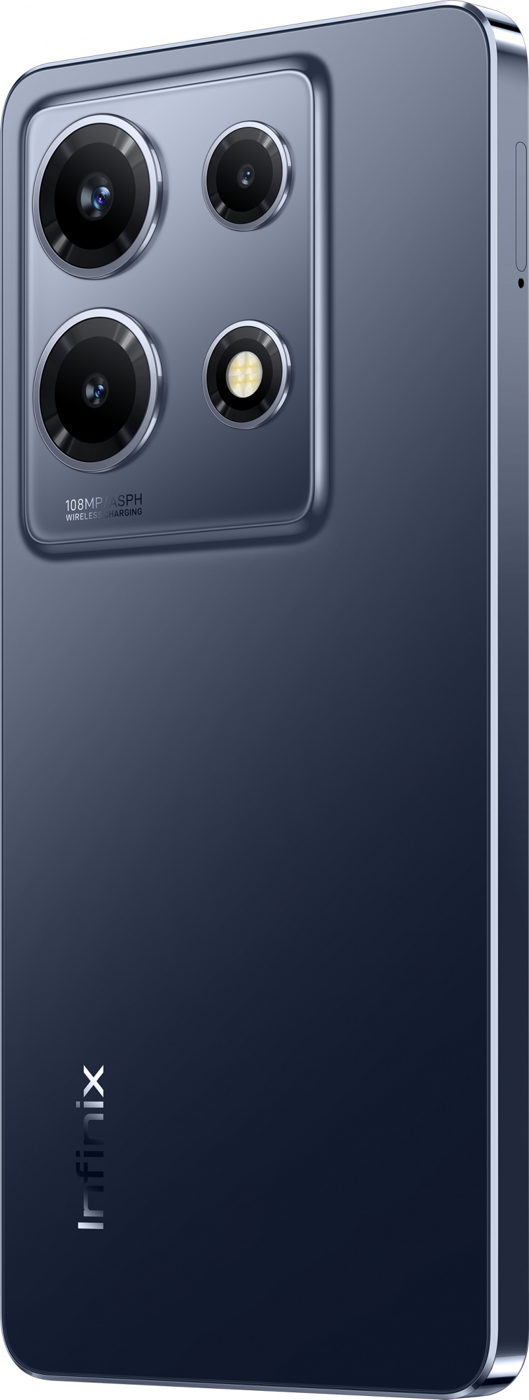 Смартфон Infinix X6710 Note 30 VIP 256Gb 8Gb черный моноблок 3G 4G 2Sim 6.67" 1080x2400 Android 13 108Mpix 802.11 a/b/g/n/ac/ax NFC GPS GSM900/1800 GSM1900 TouchSc FM microSD — фото 4