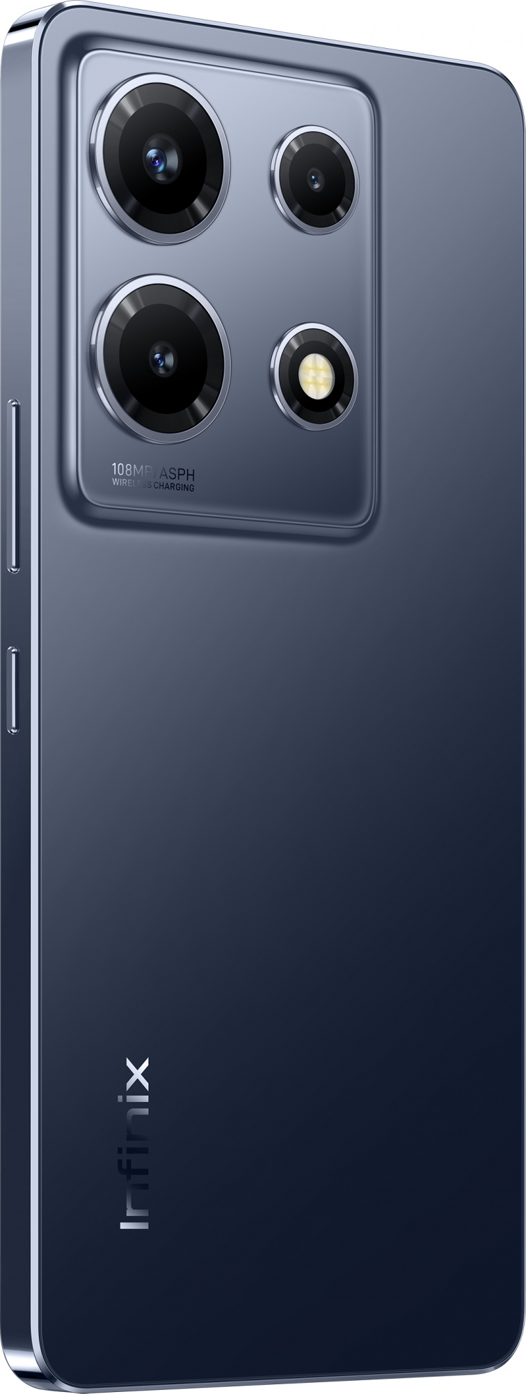 Смартфон Infinix X6710 Note 30 VIP 256Gb 8Gb черный моноблок 3G 4G 2Sim 6.67" 1080x2400 Android 13 108Mpix 802.11 a/b/g/n/ac/ax NFC GPS GSM900/1800 GSM1900 TouchSc FM microSD — фото 5