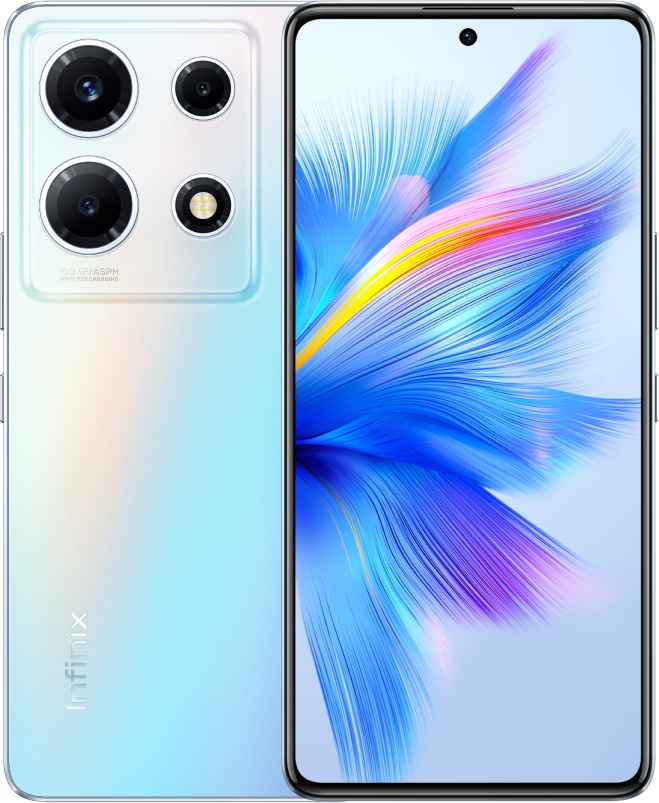 Смартфон Infinix X6710 Note 30 VIP 256Gb 8Gb белый моноблок 3G 4G 2Sim 6.67" 1080x2400 Android 13 108Mpix 802.11 a/b/g/n/ac/ax NFC GPS GSM900/1800 GSM1900 TouchSc FM microSD