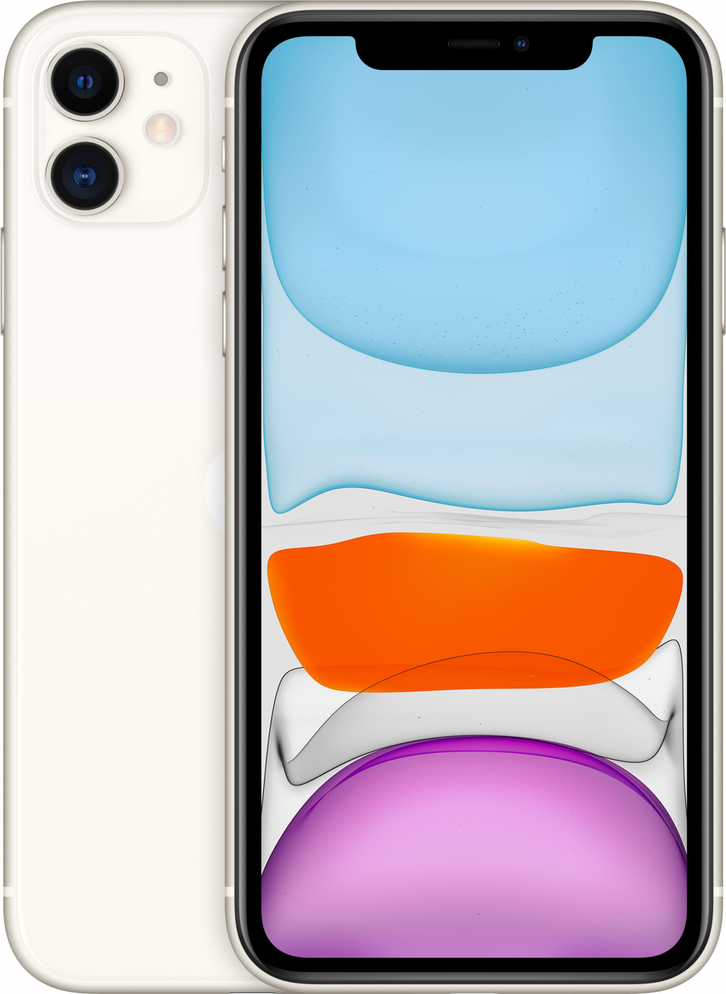 Смартфон Apple A2221 iPhone 11 128Gb 4Gb белый моноблок 3G 4G 1Sim 6.1" 828x1792 iOS 15 12Mpix 802.11 a/b/g/n/ac/ax NFC GPS GSM900/1800 GSM1900 TouchSc Protect — фото 4