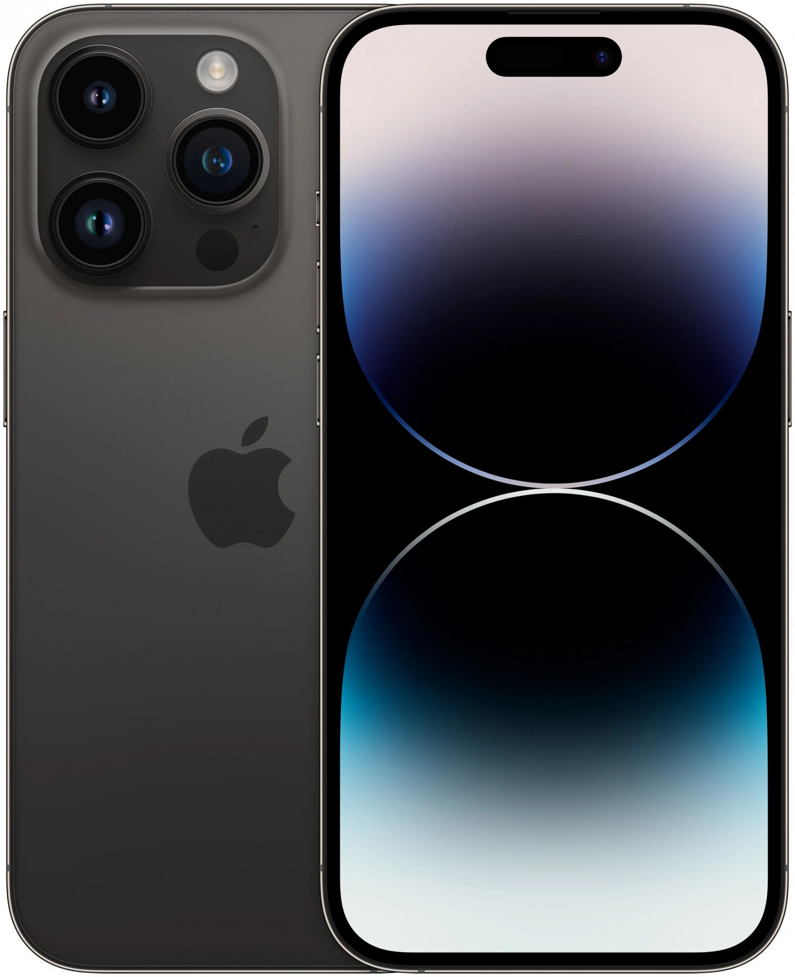 Смартфон Apple A2896 iPhone 14 Pro Max 128Gb 6Gb черный космос моноблок 3G 4G 2Sim 6.7" 1290x2796 iOS 16 48Mpix 802.11 a/b/g/n/ac/ax NFC GPS TouchSc Protect