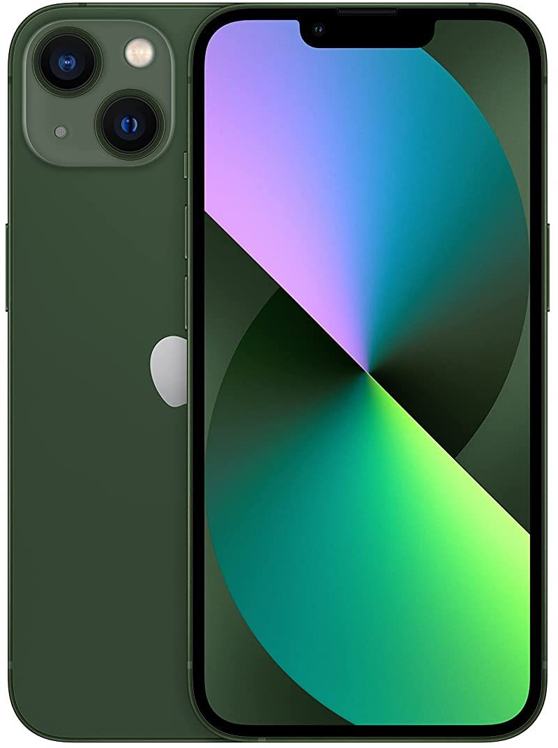 Смартфон Apple A2633 iPhone 13 256Gb 4Gb альпийский зеленый моноблок 3G 4G 1Sim 6.1" 1170x2532 iOS 16 12Mpix 802.11 a/b/g/n/ac/ax NFC GPS GSM900/1800 GSM1900 TouchSc Protect
