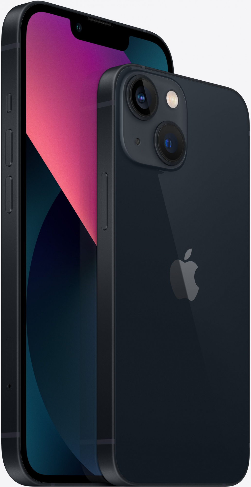 Смартфон Apple A2633 iPhone 13 256Gb 4Gb темная ночь моноблок 3G 4G 1Sim 6.1" 1170x2532 iOS 16 12Mpix 802.11 a/b/g/n/ac/ax NFC GPS GSM900/1800 GSM1900 TouchSc Protect — фото 3