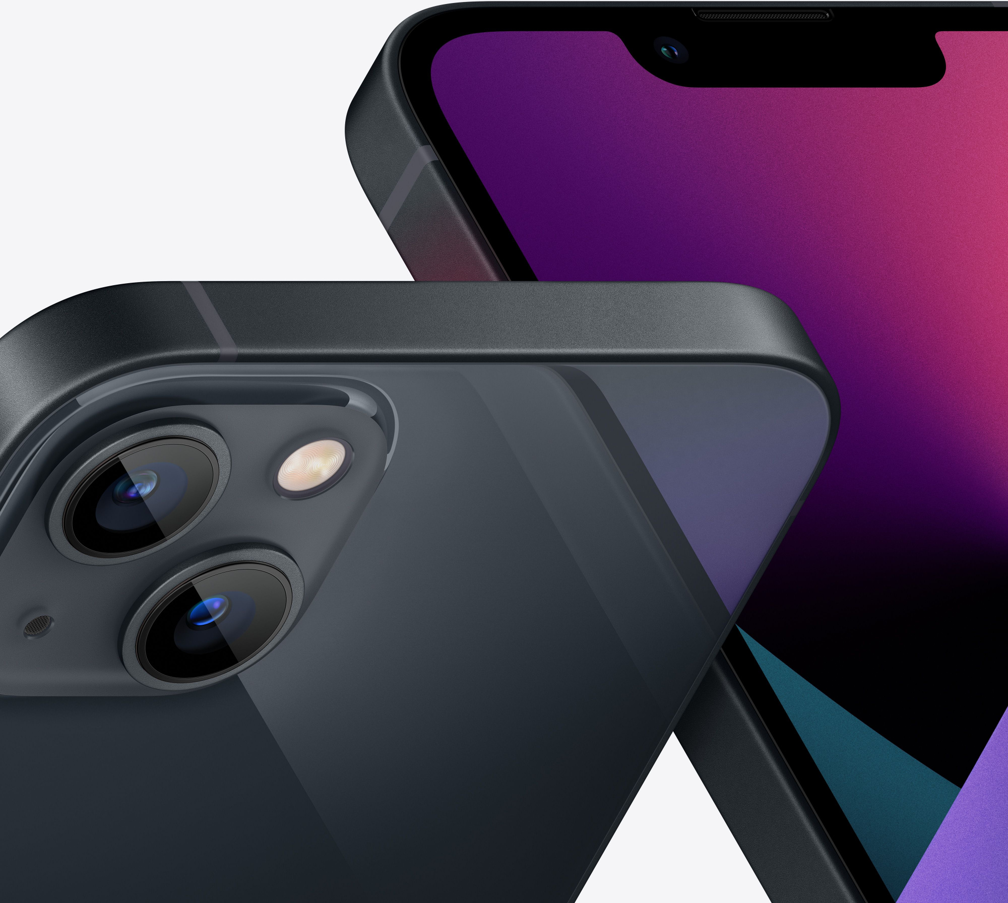Смартфон Apple A2633 iPhone 13 256Gb 4Gb темная ночь моноблок 3G 4G 1Sim 6.1" 1170x2532 iOS 16 12Mpix 802.11 a/b/g/n/ac/ax NFC GPS GSM900/1800 GSM1900 TouchSc Protect — фото 5