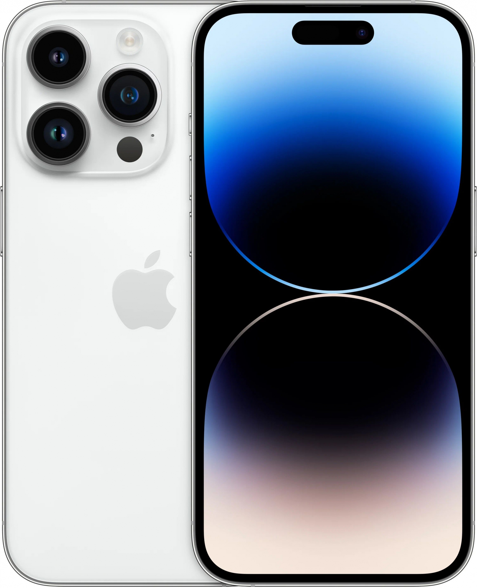 Смартфон Apple A2896 iPhone 14 Pro Max 256Gb 6Gb серебристый моноблок 3G 4G 2Sim 6.7" 1290x2796 iOS 16 48Mpix 802.11 a/b/g/n/ac/ax NFC GPS TouchSc Protect