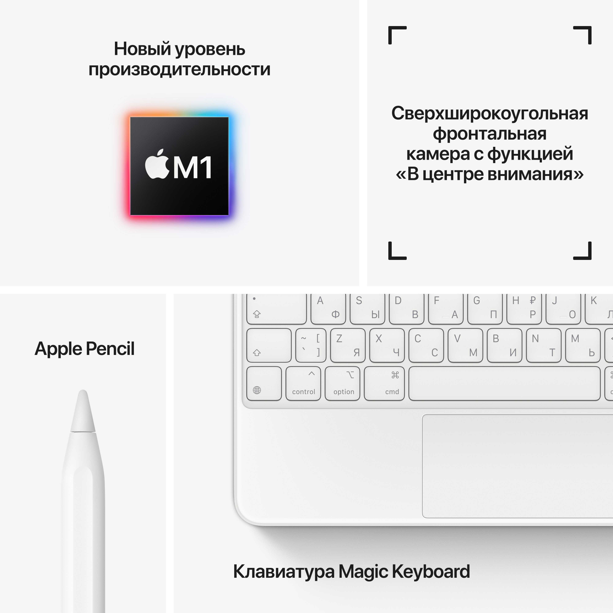 Планшет Apple iPad Pro 2021 MHQV3RU/A M1 8C RAM8Gb ROM256Gb 11" IPS 2388x1668 iOS серебристый 12Mpix 12Mpix BT WiFi Touch 10hr — фото 7