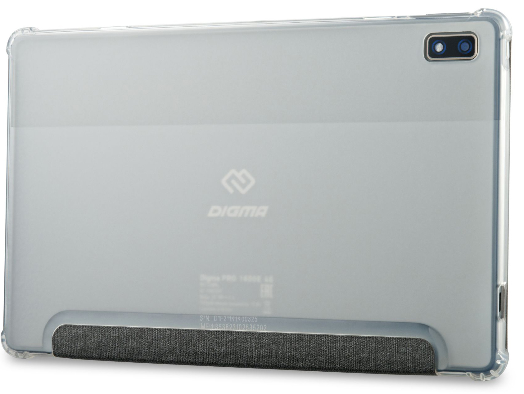 Планшет Digma Pro 1600E 4G Tiger T618 (2.0) 8C RAM6Gb ROM128Gb 10.4" IPS 2000x1200 3G 4G Android 11 темно-серый 13Mpix 5Mpix BT GPS WiFi Touch microSD 256Gb 6000mAh — фото 5