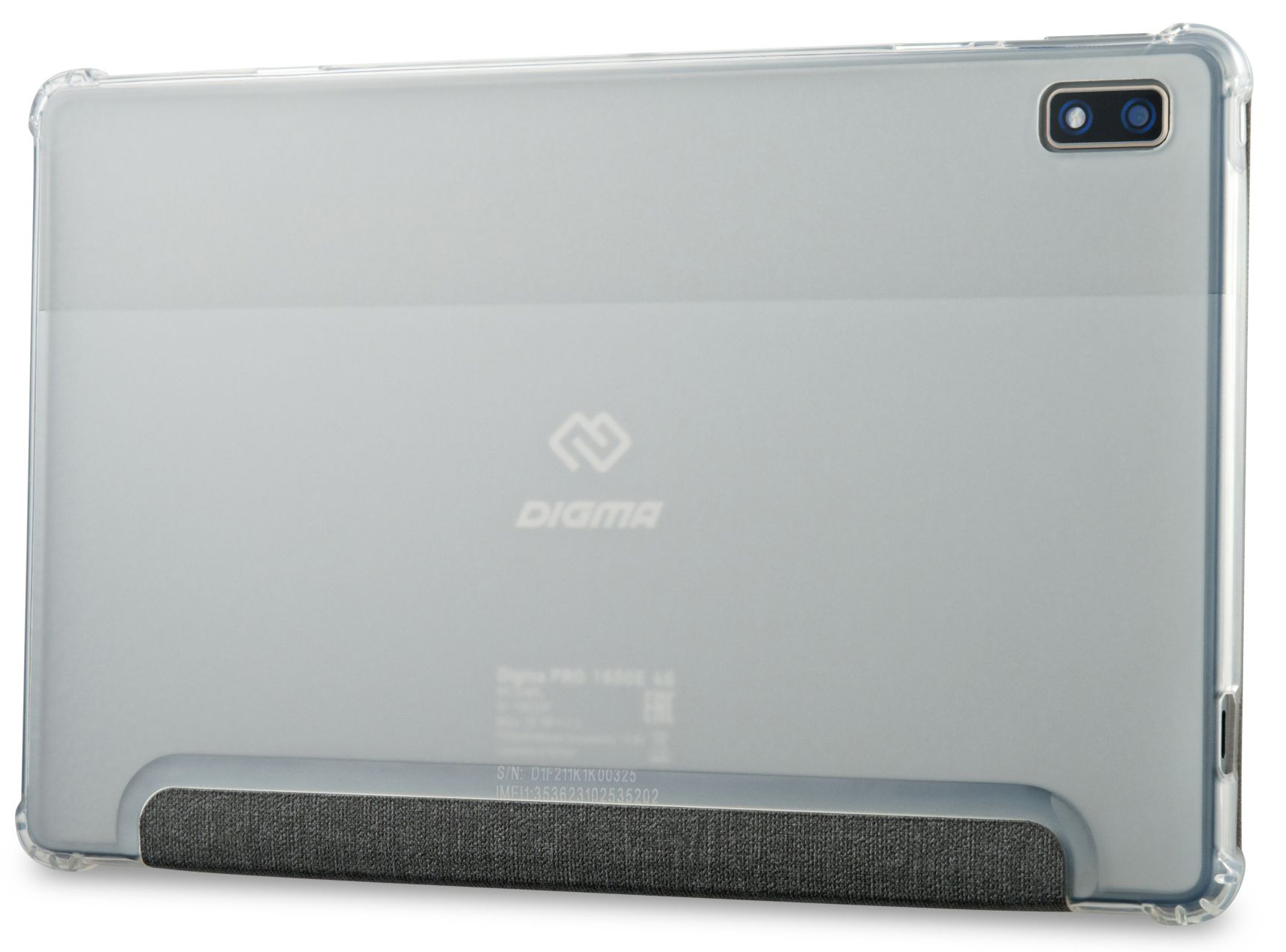 Планшет Digma Pro 1400E 4G Tiger T618 (2.0) 8C RAM4Gb ROM128Gb 10.4" IPS 2000x1200 3G 4G Android 11 темно-серый 13Mpix 5Mpix BT GPS WiFi Touch microSD 128Gb 6000mAh — фото 5