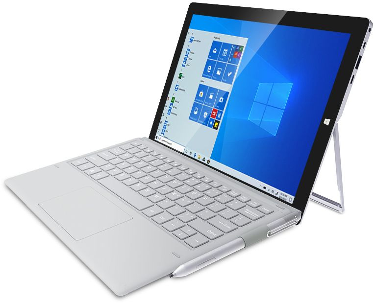 Планшет Jumper Ezpad i7 Core i7 7Y75 (1.3) 2C RAM8Gb ROM128Gb 12" IPS 2160x1400 Windows 10 Home серый 2Mpix BT WiFi Touch microSD 256Gb mHDMI — фото 2