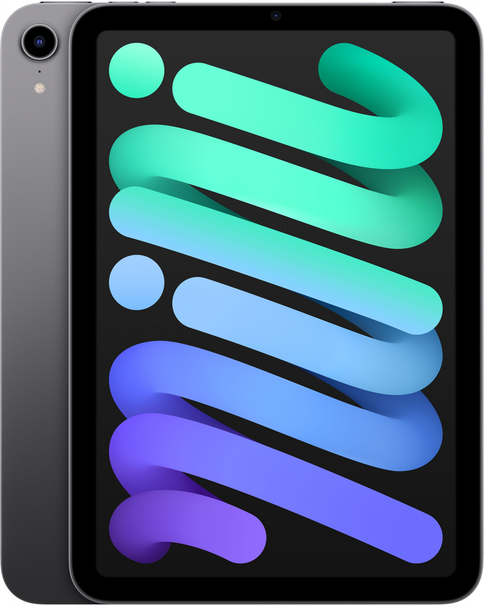 Планшет Apple iPad mini 2021 A2567 A15 Bionic 6С ROM64Gb 8.3" IPS 2266x1488 iOS серый космос 12Mpix 12Mpix BT WiFi Touch 10hr — фото 2