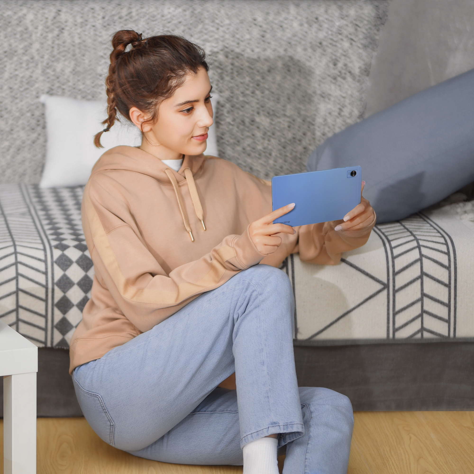 Планшет Realme Pad Mini RMP2105 T616 2.0 8C RAM4Gb ROM64Gb 8.7" IPS 1340x800 3G 4G Android 11 синий 8Mpix 5Mpix BT GPS WiFi Touch microSD 1Tb 6400mAh 15hr — фото 4