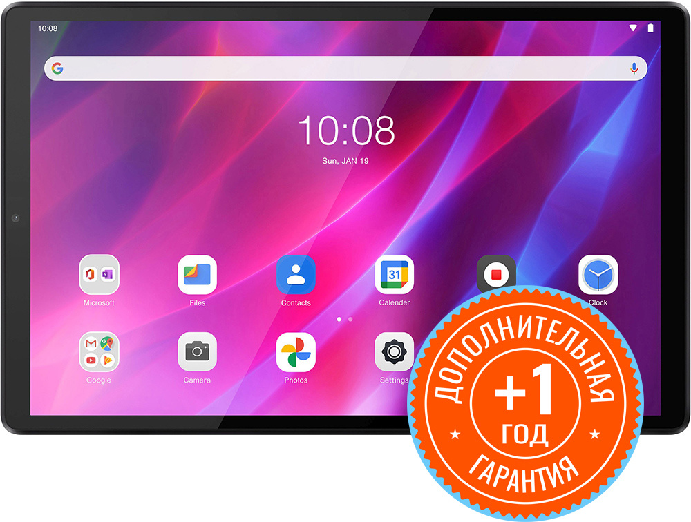 Планшет Lenovo Tab K10 TB-X6C6F Helio P22T (2.3) 8C RAM4Gb ROM64Gb 10.3" IPS 1920x1200 Android 11 синий 8Mpix 5Mpix BT WiFi Touch microSD 128Gb 7700mAh — фото 2