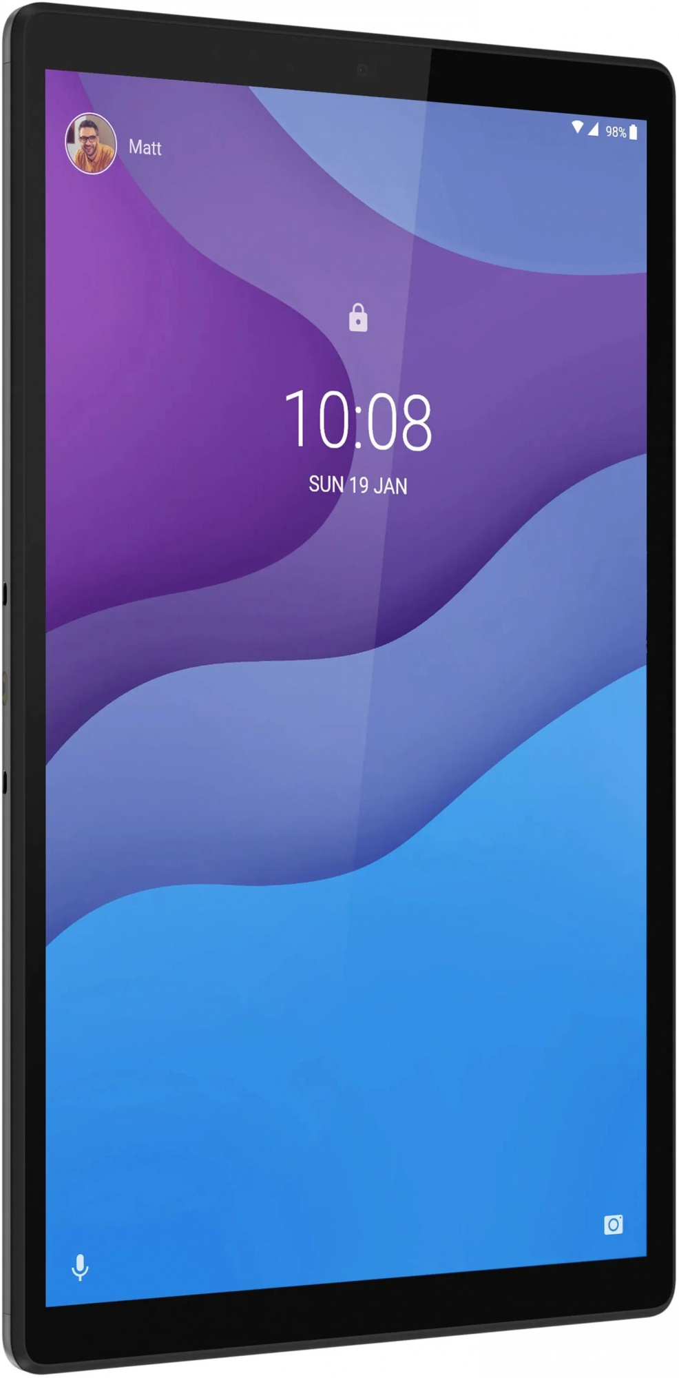 Планшет Lenovo Tab M10 Plus TB-X606X Helio P22T (2.3) 8C RAM4Gb ROM128Gb 10.3" IPS 1920x1200 3G 4G Android 9.0 серебристый 8Mpix 5Mpix BT GPS WiFi Touch microSD 256Gb 5000mAh — фото 2