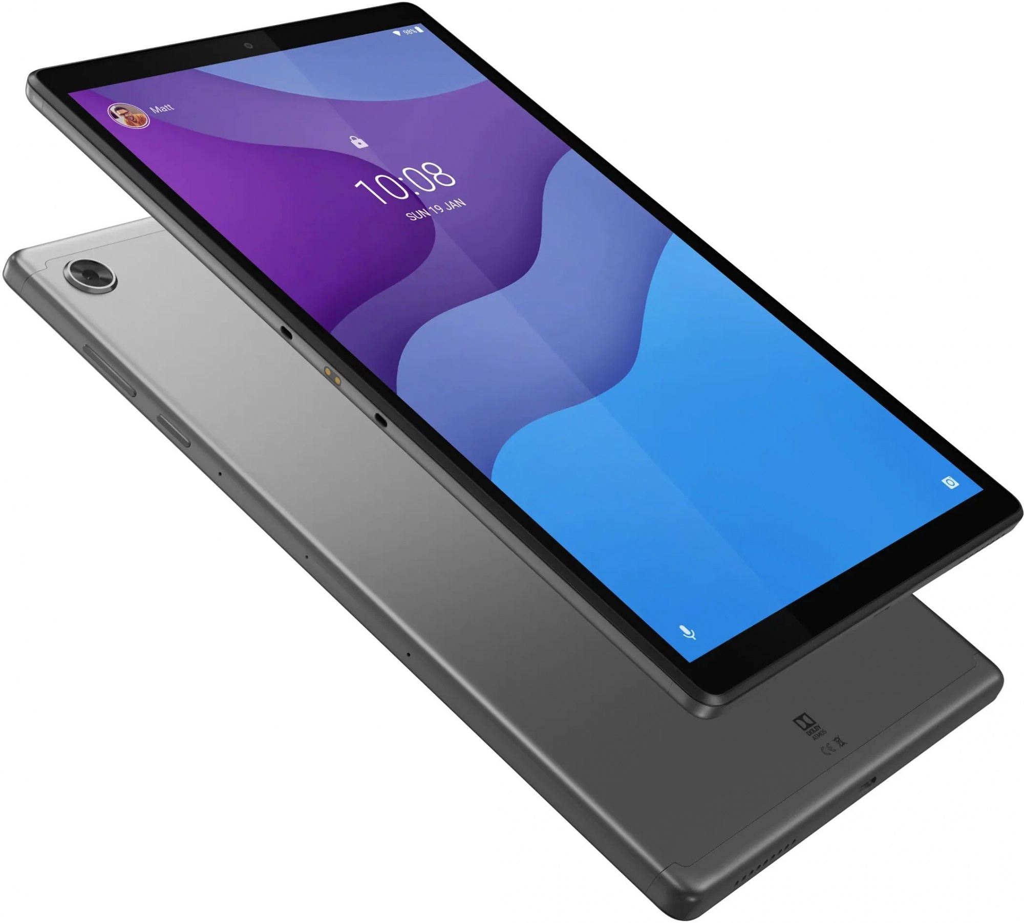 Планшет Lenovo Tab M10 Plus TB-X606X Helio P22T (2.3) 8C RAM4Gb ROM128Gb 10.3" IPS 1920x1200 3G 4G Android 9.0 серебристый 8Mpix 5Mpix BT GPS WiFi Touch microSD 256Gb 5000mAh — фото 4