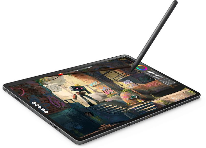 Планшет Lenovo Tab P12 Pro TB-Q706F Snapdragon 870 (2.2) 8C RAM8Gb ROM256Gb 12.6" AMOLED 2560x1600 Android 11 темно-серый 13Mpix 8Mpix BT WiFi Touch microSD 1Tb 10200mAh — фото 5