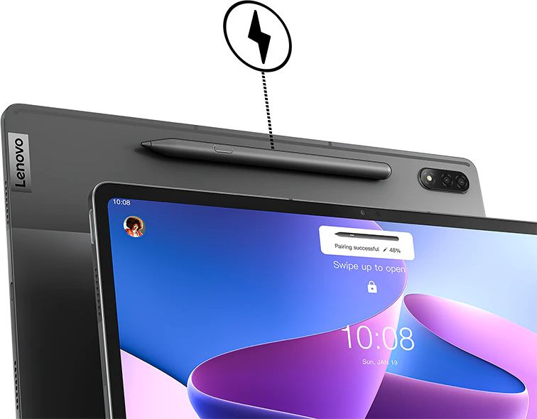 Планшет Lenovo Tab P12 Pro TB-Q706F Snapdragon 870 (2.2) 8C RAM8Gb ROM256Gb 12.6" AMOLED 2560x1600 Android 11 темно-серый 13Mpix 8Mpix BT WiFi Touch microSD 1Tb 10200mAh — фото 6