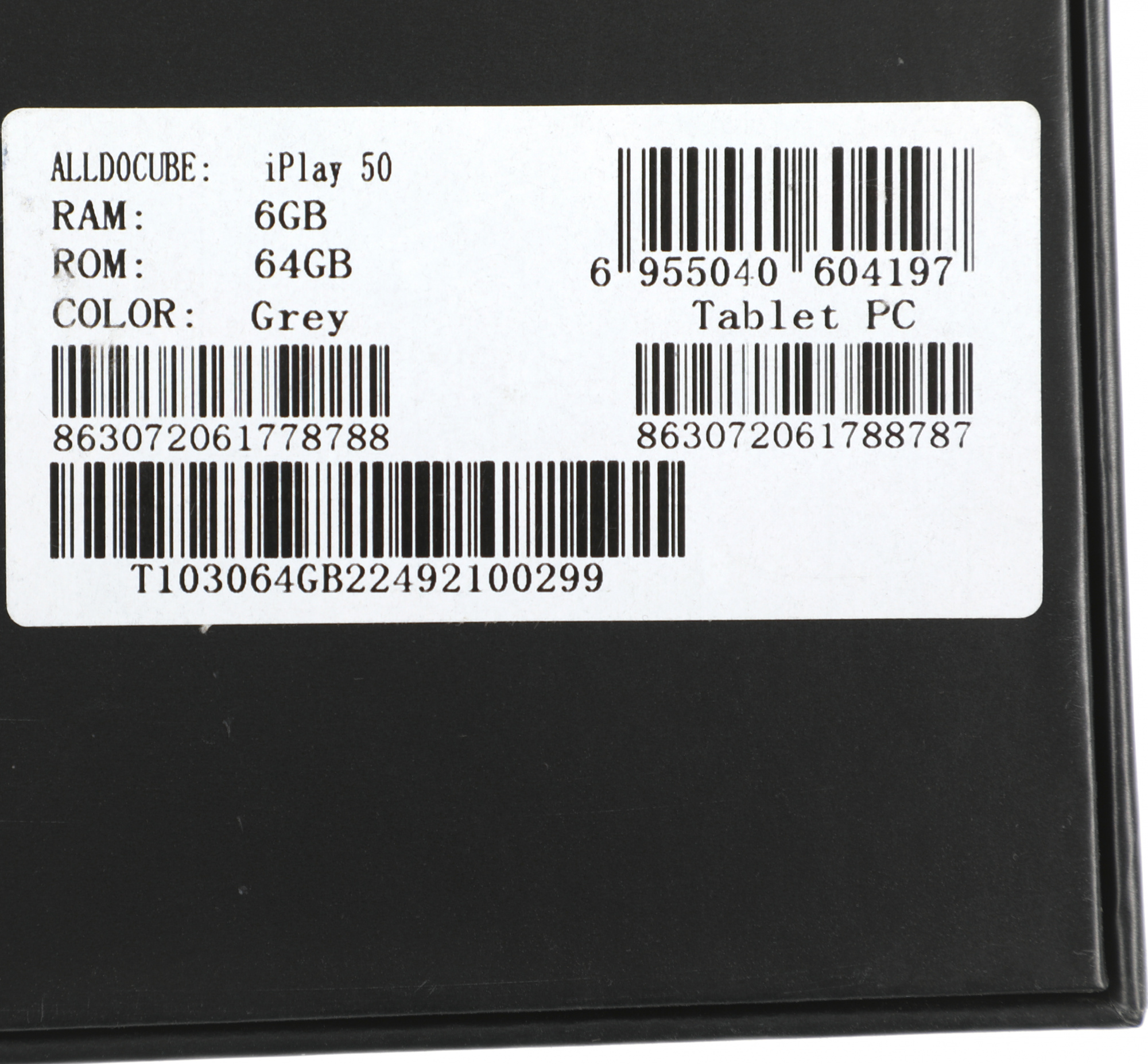 Планшет Alldocube iPlay 50 (T1030) T618 (2.0) 8C RAM6Gb ROM64Gb 10.36" IPS 2000x1200 3G 4G Android 12 серый 8Mpix 2Mpix BT GPS WiFi Touch microSD 128Gb 6000mAh — фото 10