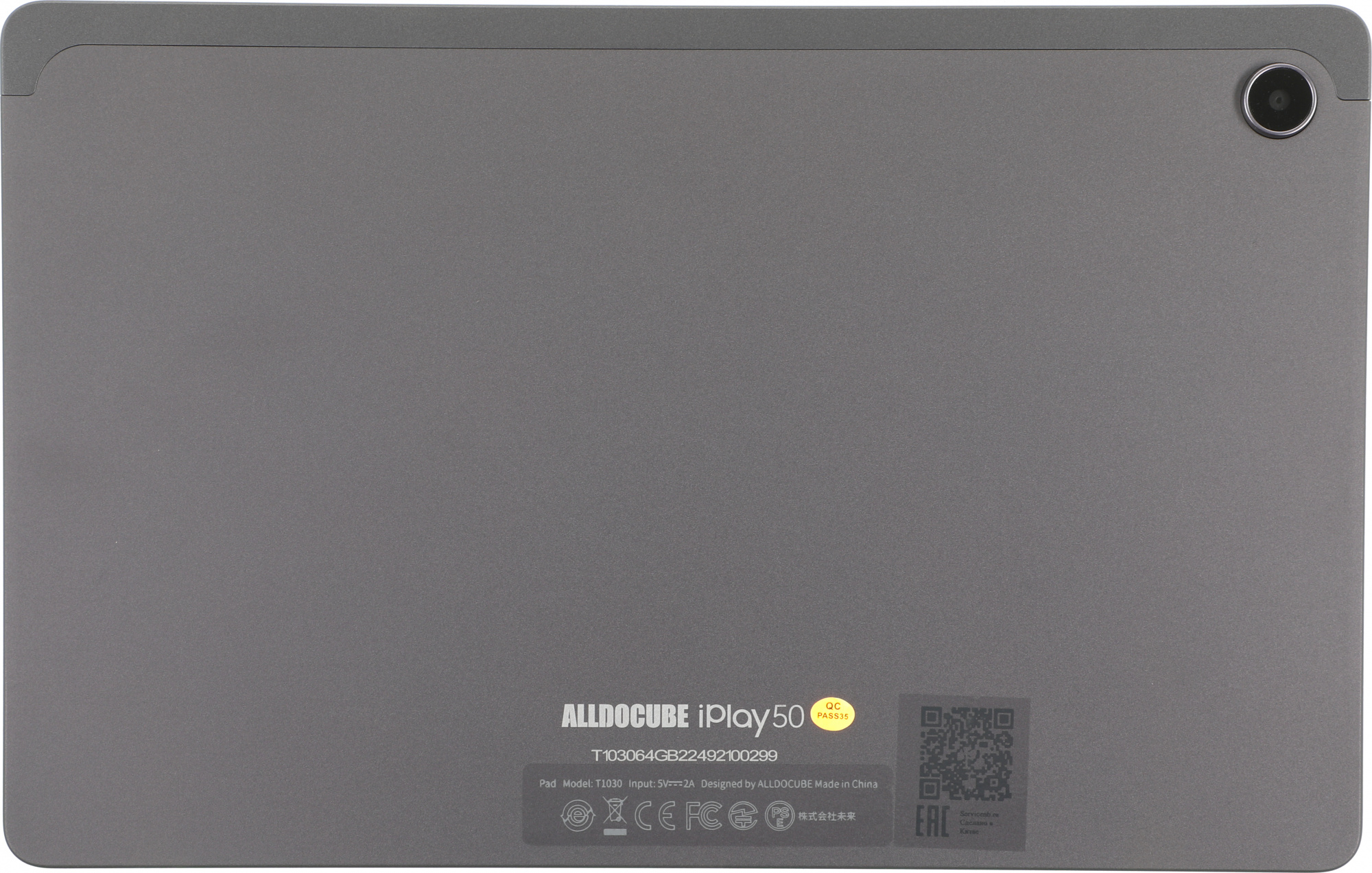 Планшет Alldocube iPlay 50 (T1030) T618 (2.0) 8C RAM6Gb ROM64Gb 10.36" IPS 2000x1200 3G 4G Android 12 серый 8Mpix 2Mpix BT GPS WiFi Touch microSD 128Gb 6000mAh — фото 13