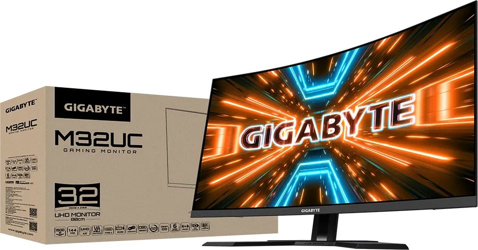 Монитор Gigabyte 31.5" M32UC — фото 9