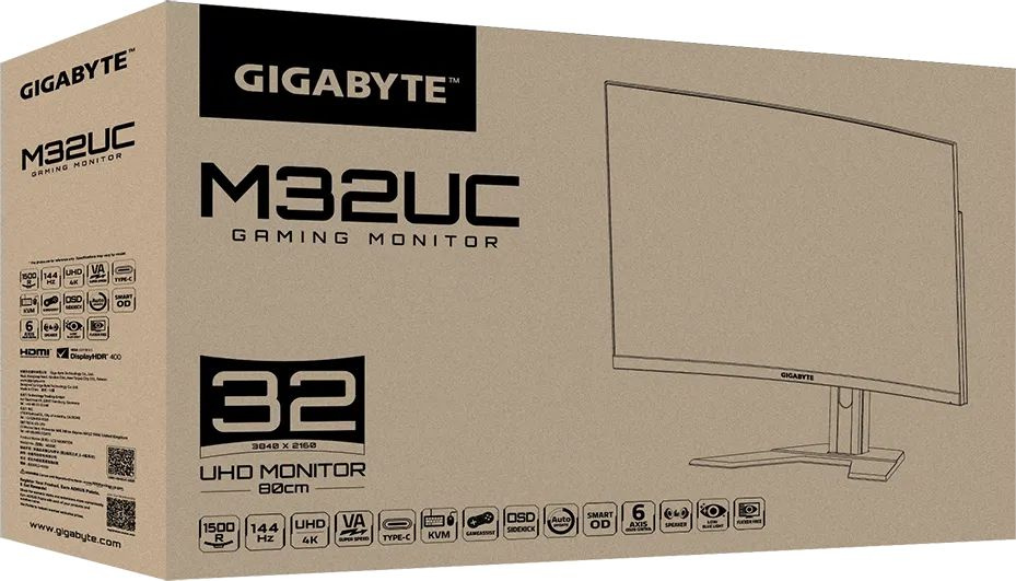 Монитор Gigabyte 31.5" M32UC — фото 10