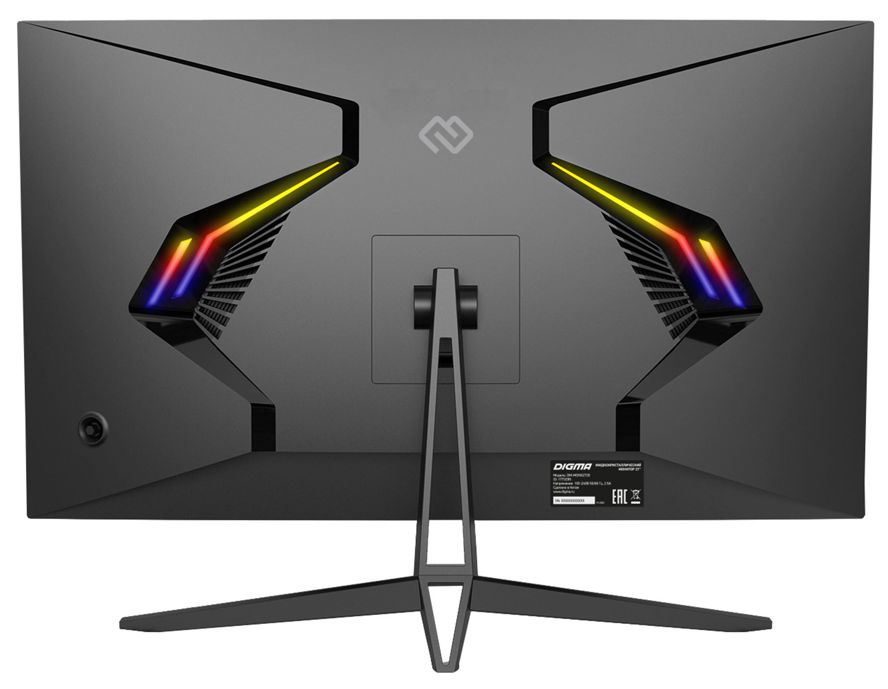 Монитор Digma 27" Gaming DM-MONG2720 черный VA LED 6ms 16:9 HDMI M/M матовая 300cd 178гр/178гр 2560x1440 165Hz G-Sync DP USB 5.8кг — фото 3