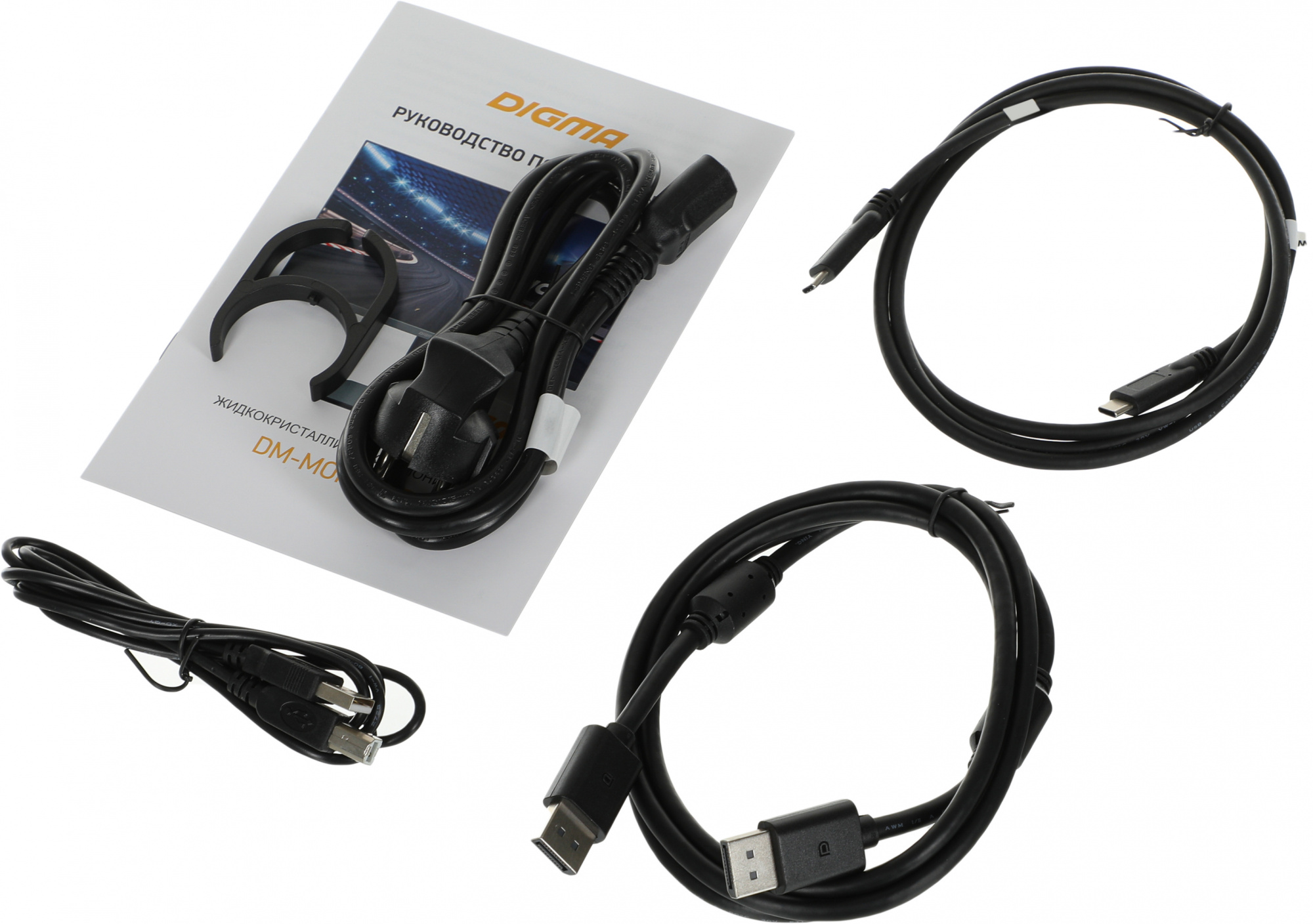 Монитор Digma 27" Gaming DM-MONG2750 темно-серый IPS LED 1ms 16:9 HDMI M/M матовая HAS Piv 320cd 178гр/178гр 2560x1440 165Hz G-Sync DP USB 6.7кг — фото 4