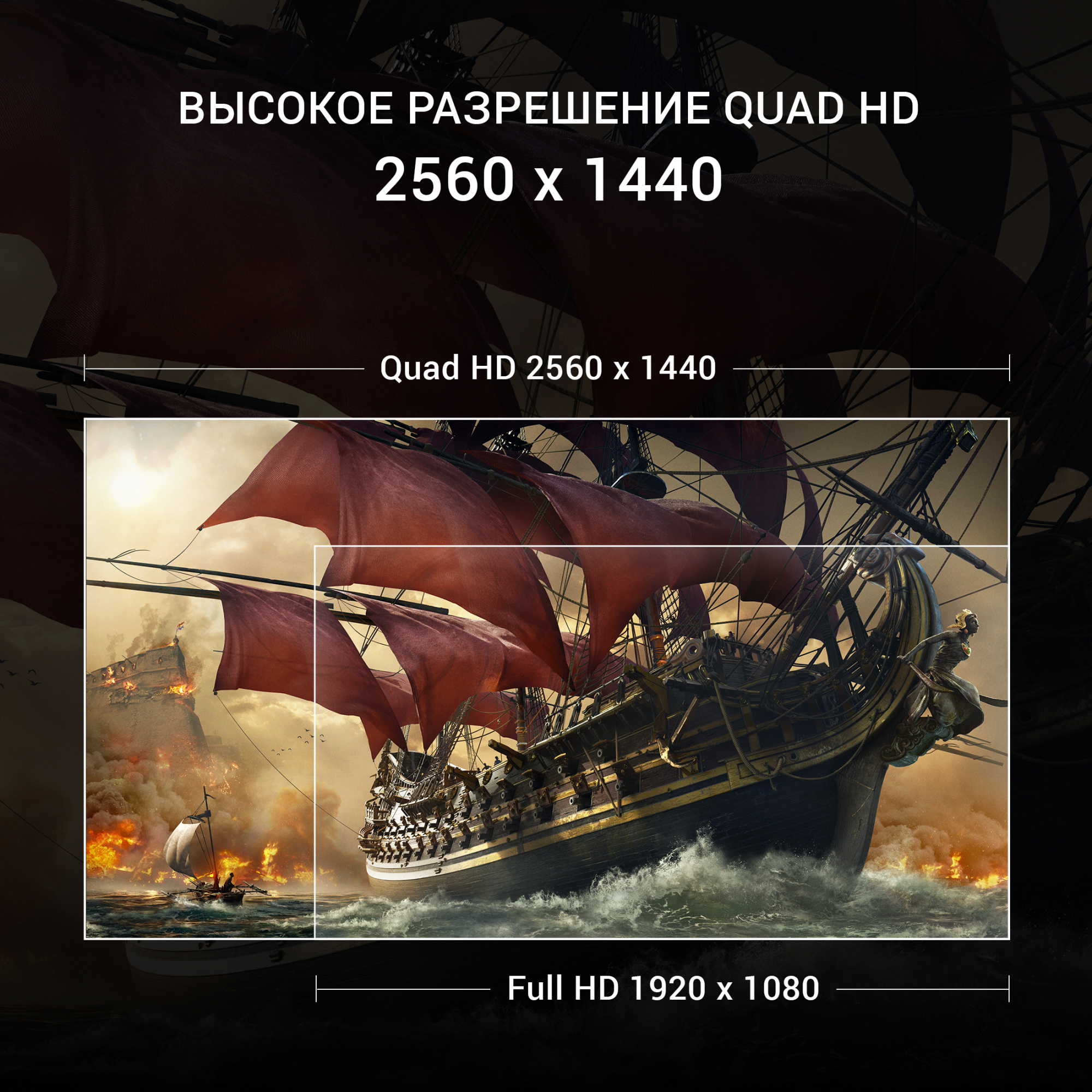 Монитор Digma 27" Gaming DM-MONG2750 темно-серый IPS LED 1ms 16:9 HDMI M/M матовая HAS Piv 320cd 178гр/178гр 2560x1440 165Hz G-Sync DP USB 6.7кг — фото 17