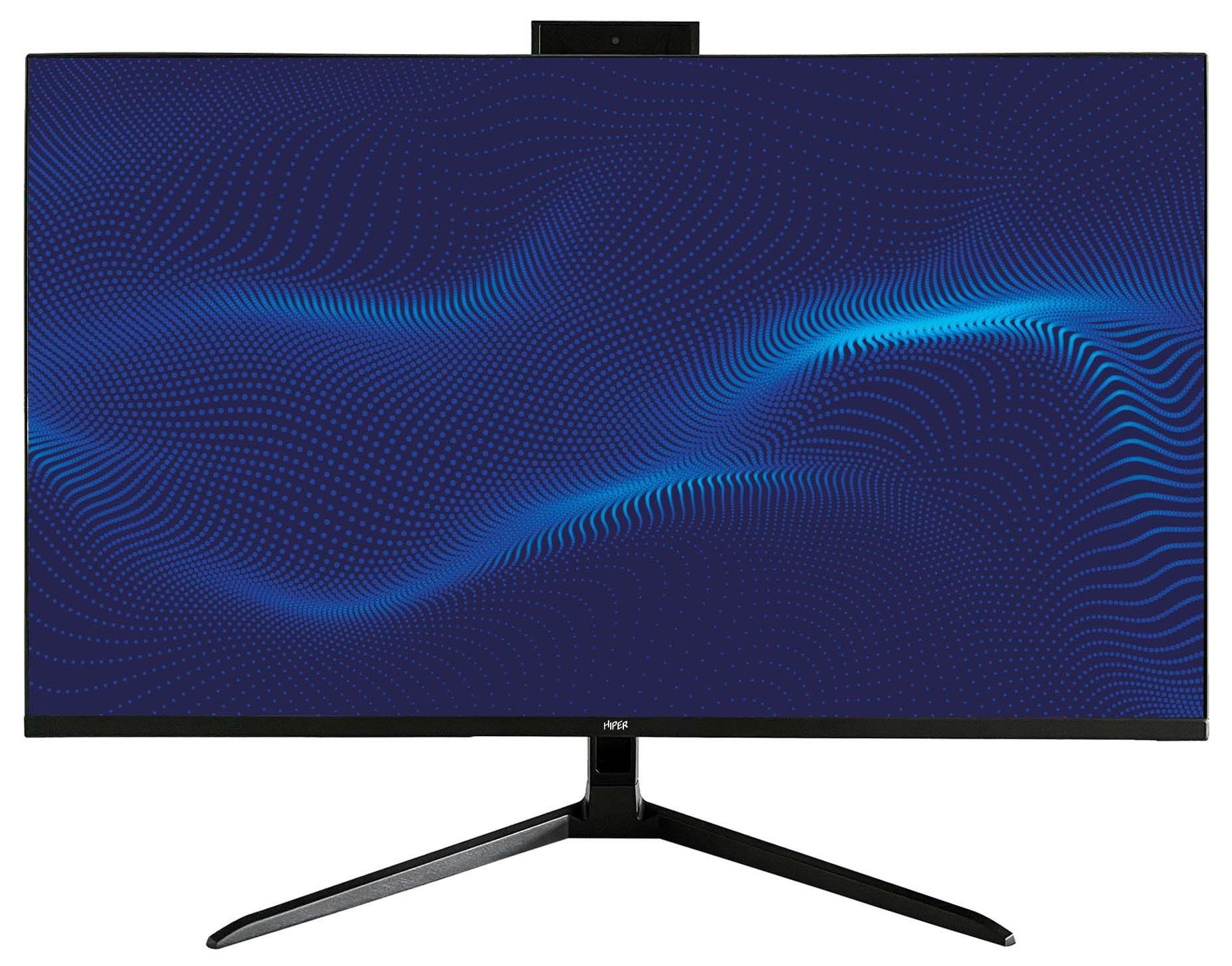 Монитор Hiper 27" EasyView FH2702CYS черный IPS LED 5ms 16:9 HDMI M/M Cam матовая 250cd 178гр/178гр 1920x1080 75Hz FreeSync DP FHD USB 4.6кг
