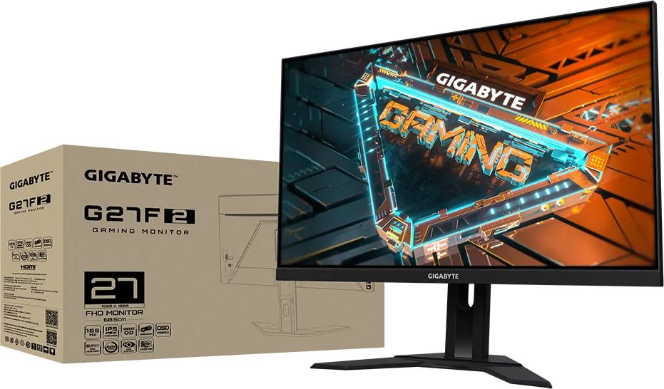 Монитор Gigabyte 27" G27F 2 черный IPS LED 1ms 16:9 HDMI полуматовая HAS 1000:1 400cd 178гр/178гр 1920x1080 165Hz FreeSync Premium DP FHD USB 5.2кг — фото 10