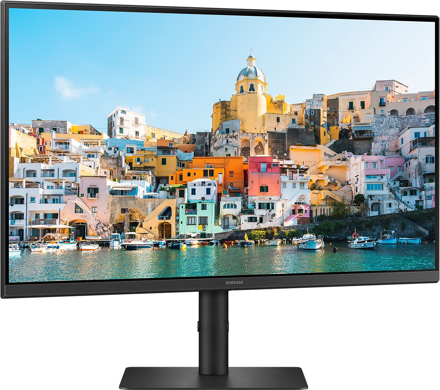 Монитор Samsung 27" LS27A400UJUXEN черный IPS LED 5ms 16:9 HDMI матовая HAS Piv 1000:1 250cd 178гр/178гр 1920x1080 75Hz FreeSync DP FHD USB 6.6кг — фото 3