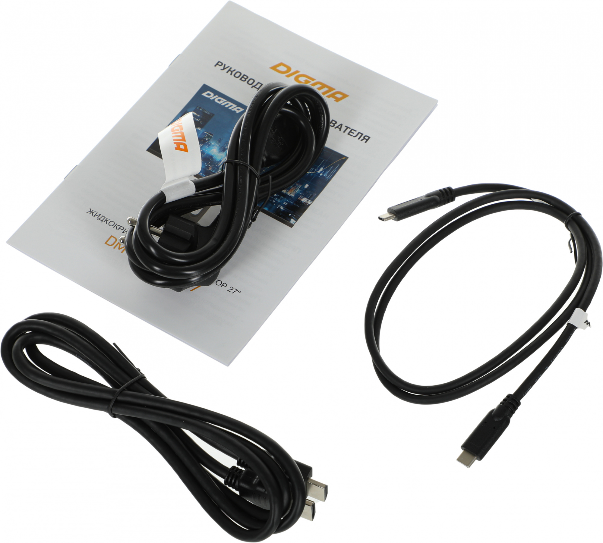 Монитор Digma 27" DM-MONB2707 черный IPS LED 6ms 16:9 HDMI M/M матовая HAS Piv 350cd 178гр/178гр 2560x1440 75Hz FreeSync DP 2K USB 6.1кг — фото 13
