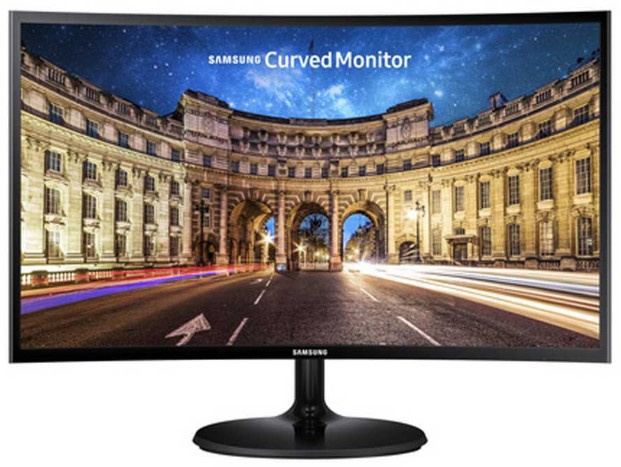 Монитор Samsung 23.5" C24F390FHR черный VA LED 4ms 16:9 HDMI матовая 3000:1 250cd 178гр/178гр 1920x1080 60Hz VGA FHD 3.3кг